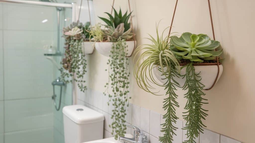 Hanging Wall Planters with Succulents or Air Plants