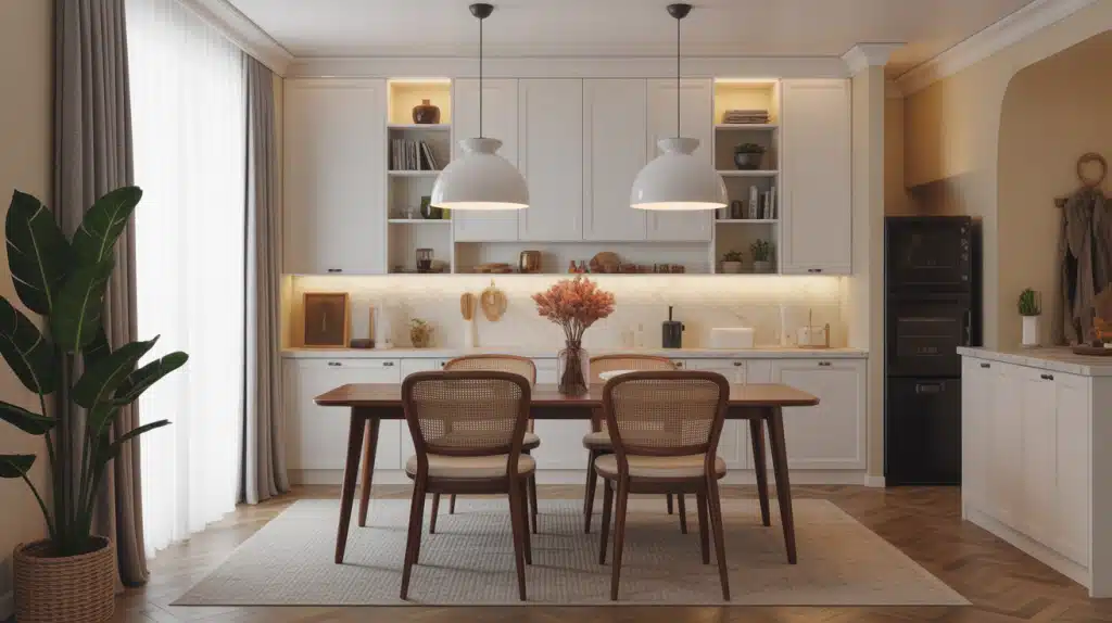 What size chandelier will look best over my dining room table