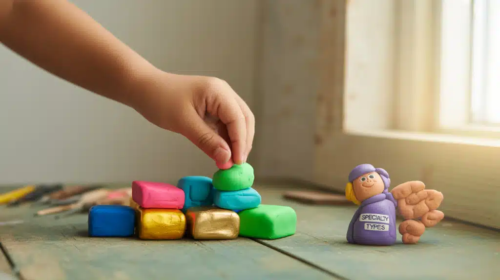 Types and Variations of Plasticine