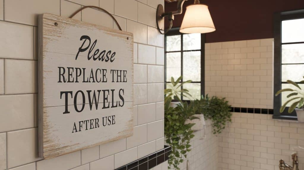 Vintage-Inspired Bathroom Signs or Typography Prints