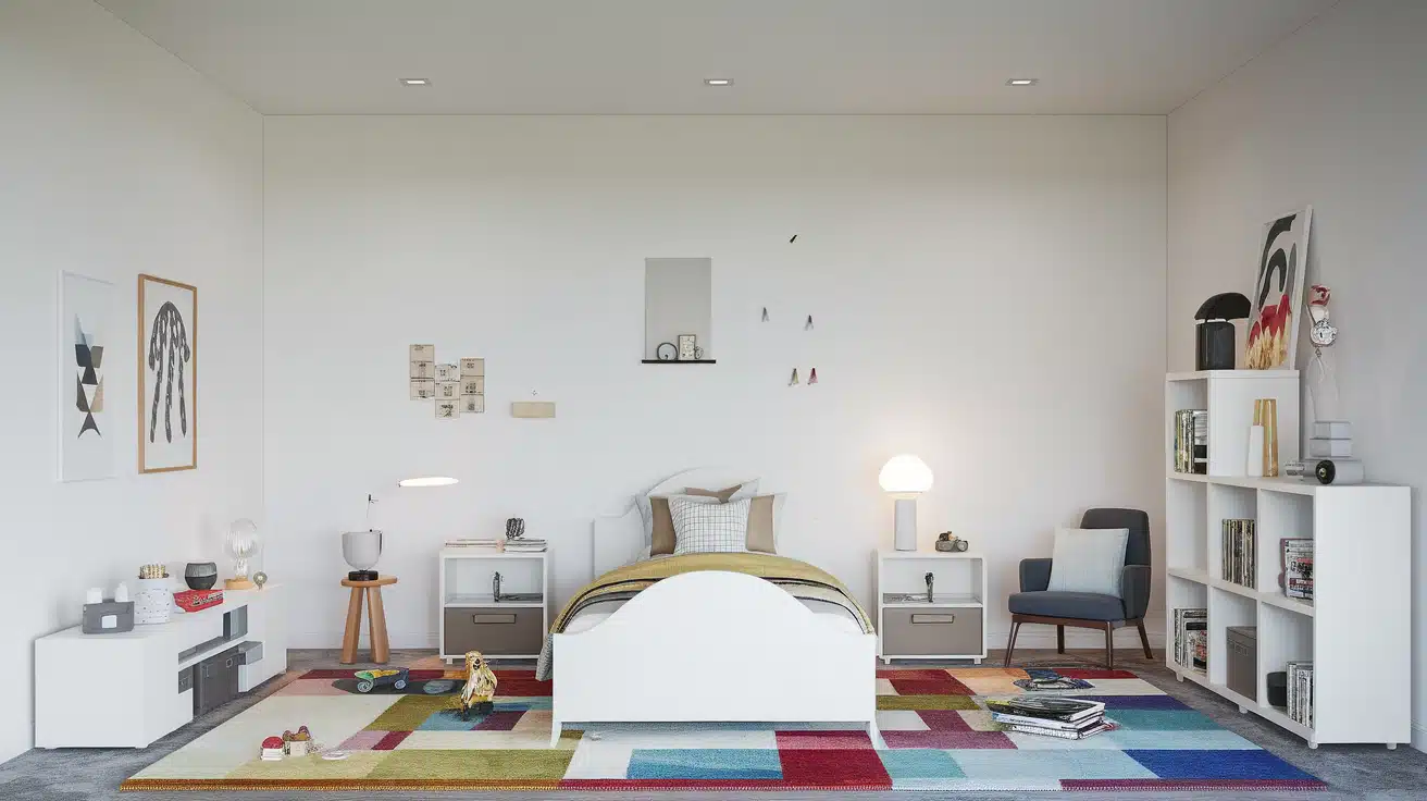 minimalist kids room