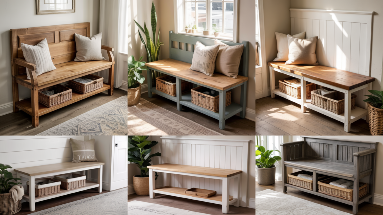mudroom bench dimensions