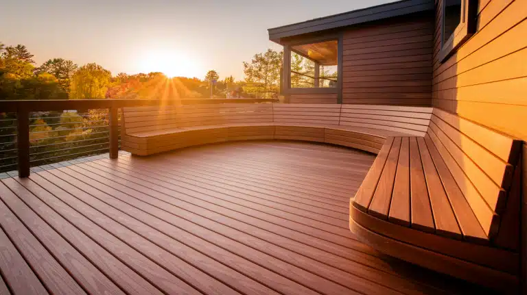 16 Beautiful Built-In Deck Bench Ideas