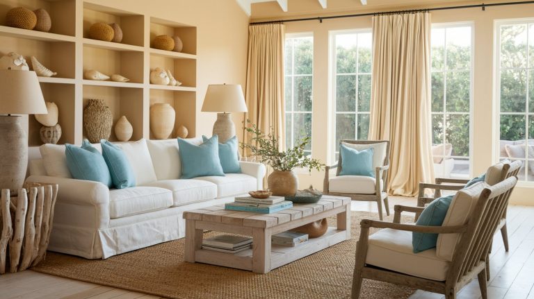 29 Neutral Coastal Living Room Ideas to Refresh Your Space