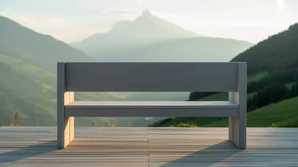 Backless Bench Design
