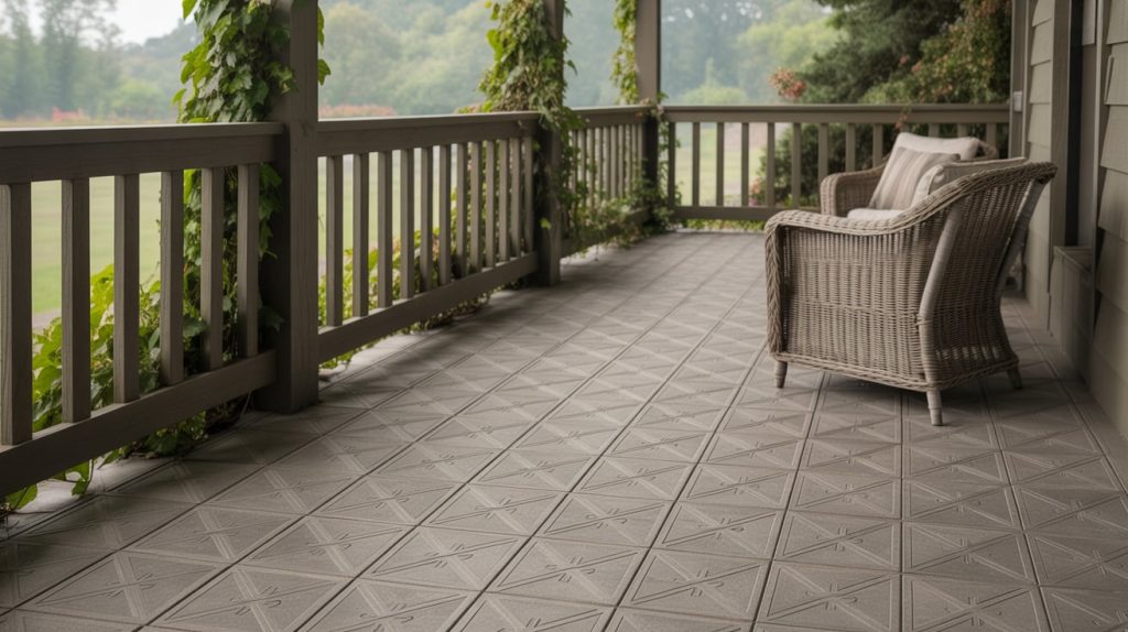 Brick or Patterned Concrete Flooring