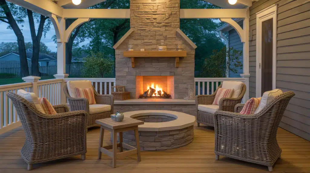 Built-in Fireplace or Firepit