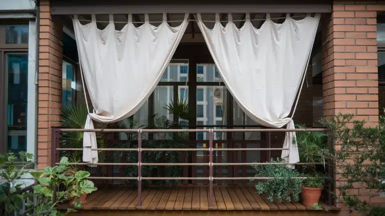 DIY Outdoor Curtains That Cost Almost Nothing