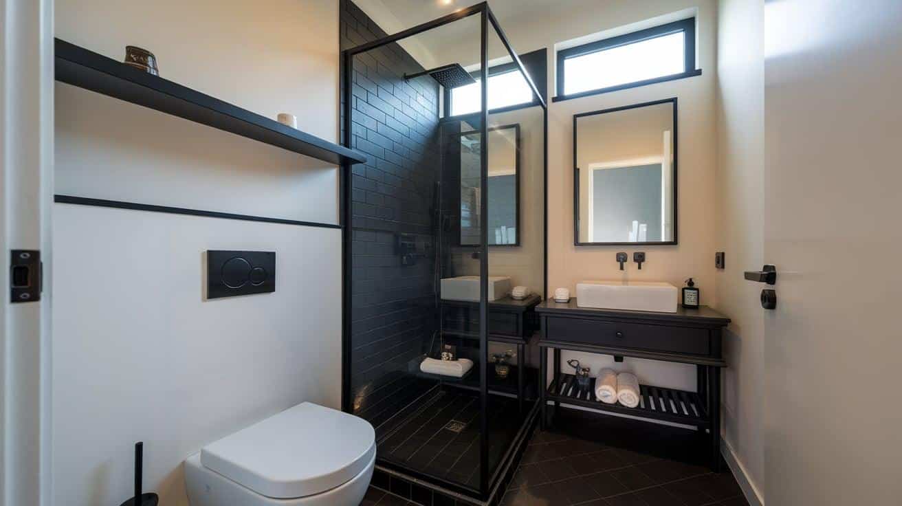 Frameless_Black_Shower_Enclosure