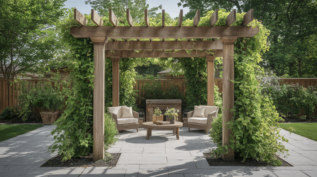 Idea_13_Rustic_Pergola_with_Climbing_Vines