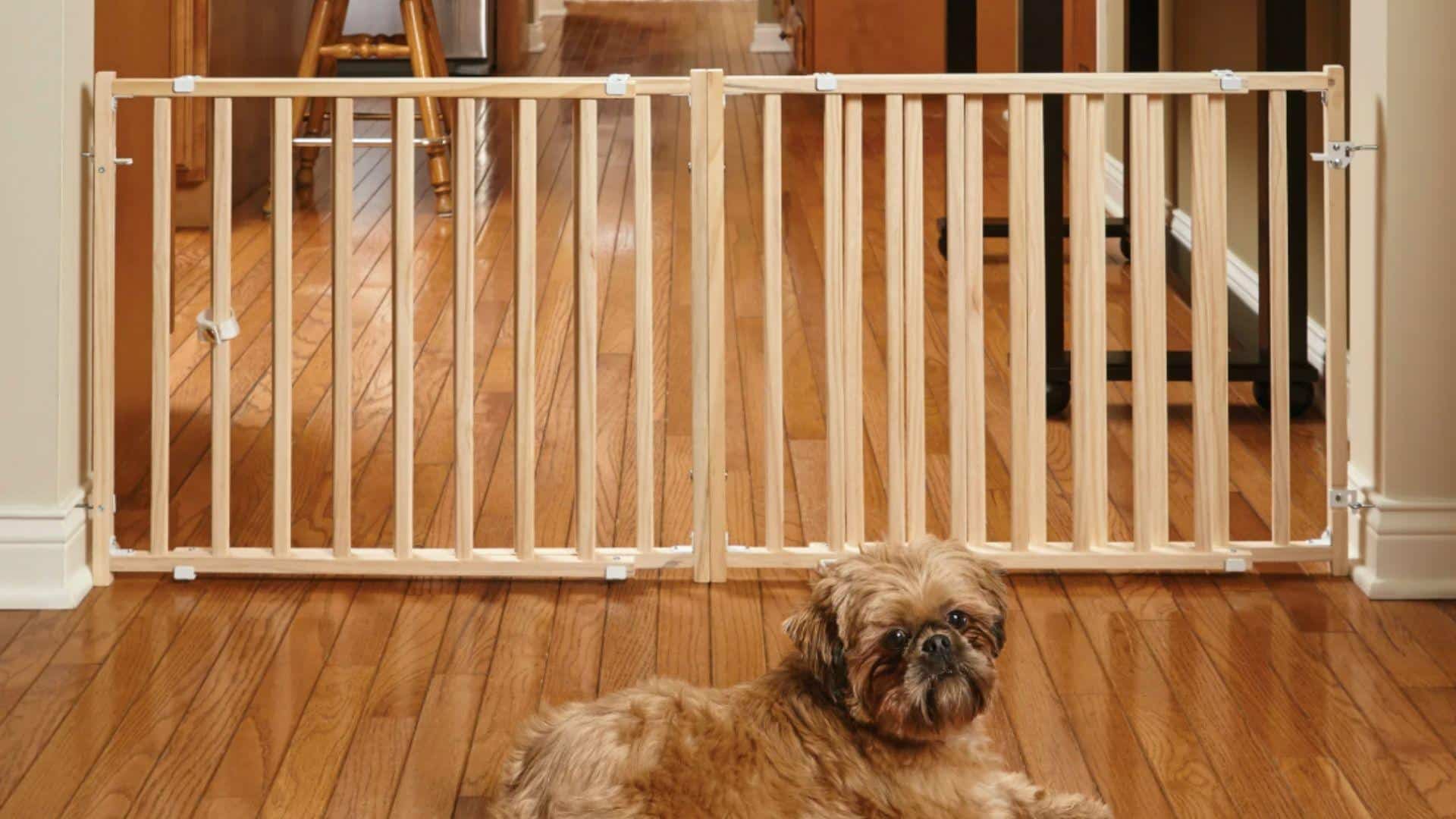 Midwest_Home_for_Pets_Extra-Wide_Wooden_Dog_Gate
