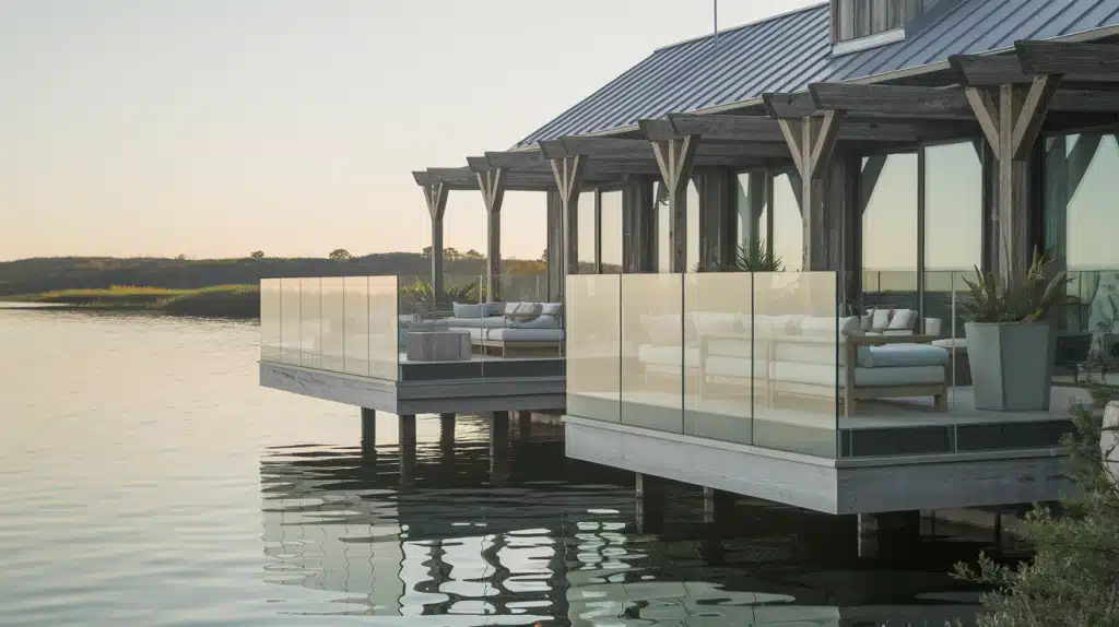 Modern Glass-Railed Decks
