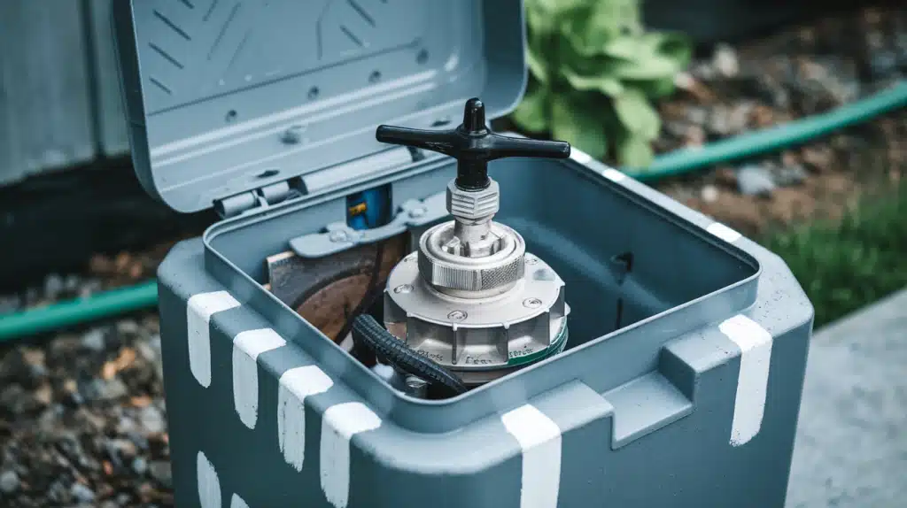 Partially Closed Meter Valve