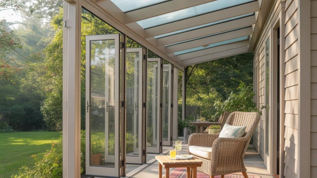 Retractable Screens or Glass Panels