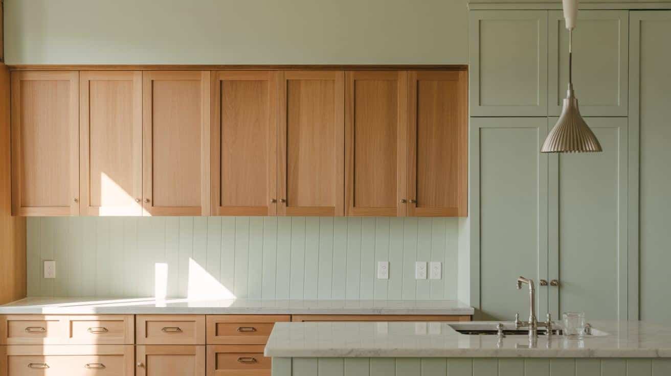 Sage_Green_Walls_with_Natural_Wood_Cabinets