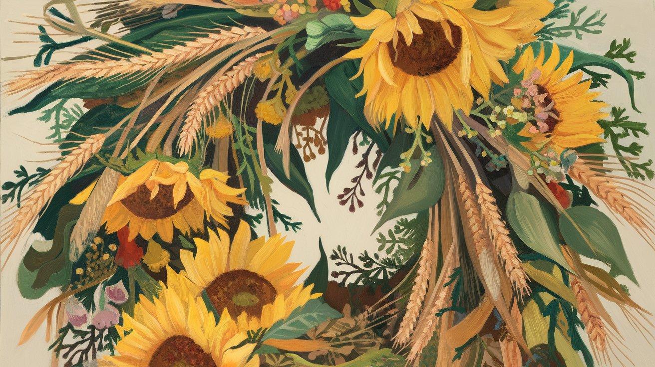 Sunflower_Wreath