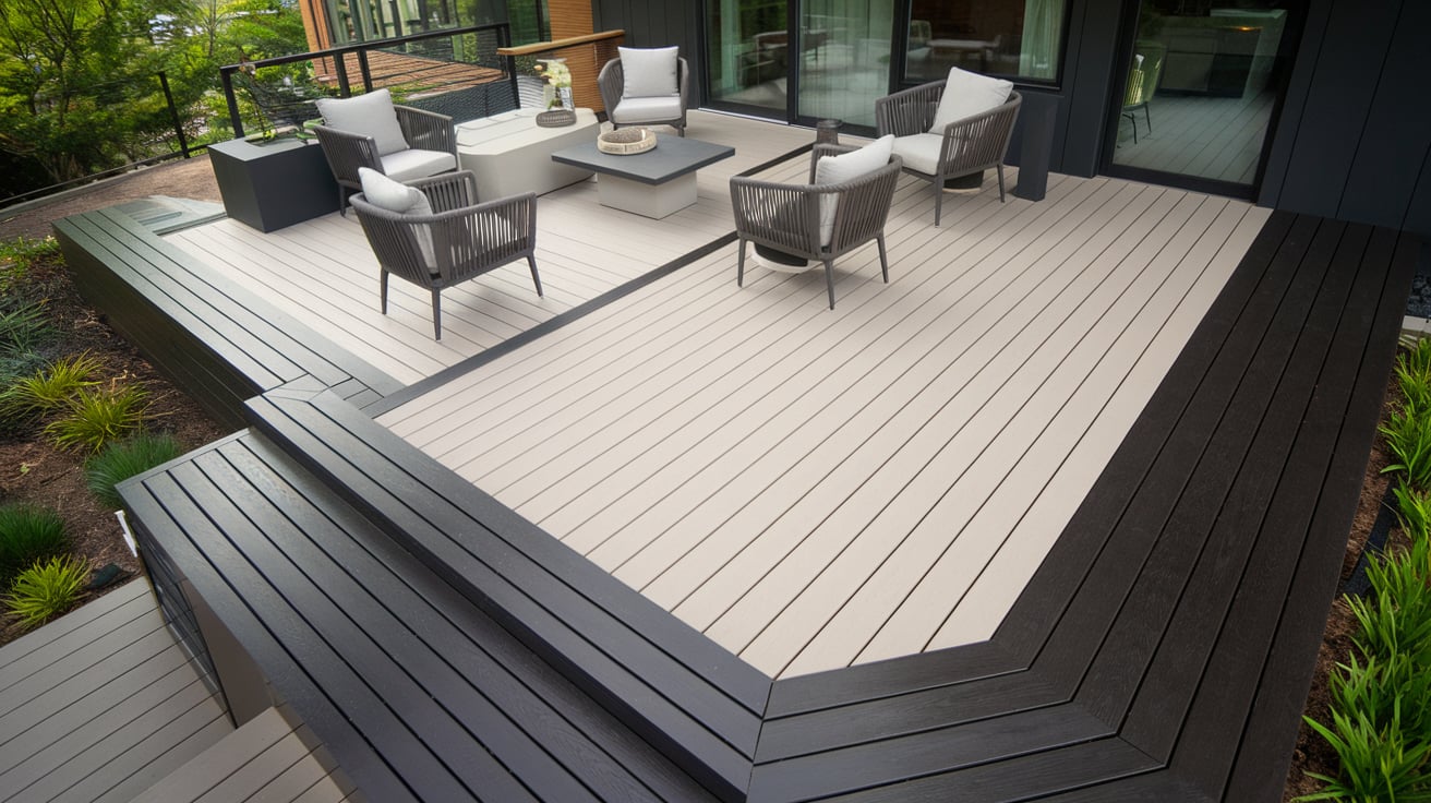 Two-Toned Deck Designs: Adding Style and Function