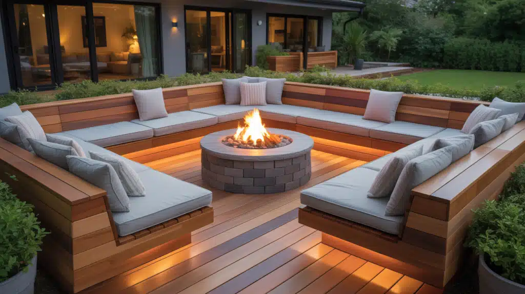 U-Shaped Bench Configuration
