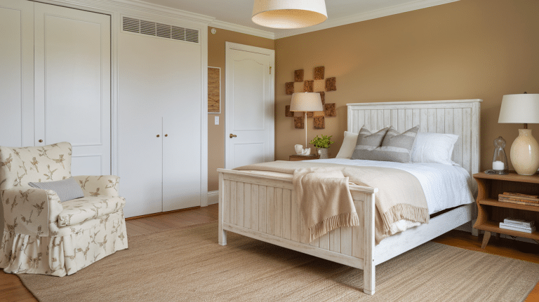 cozy autumn themed bedroom