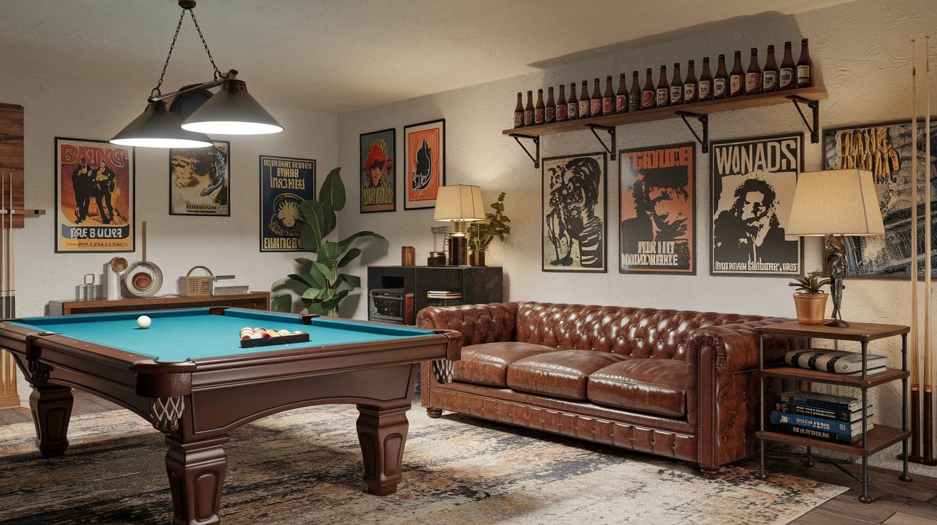 man cave ideas basement