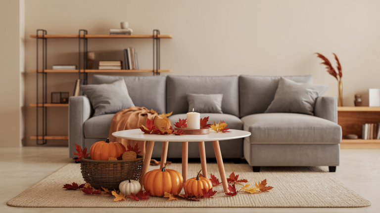 minimalist fall decor