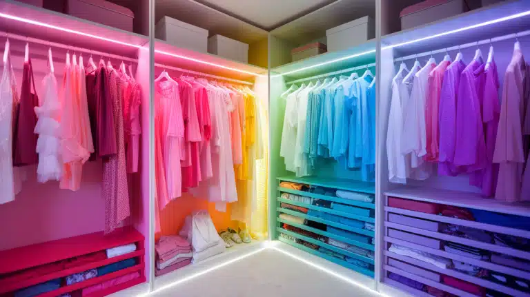 rainbow color organized closet.png