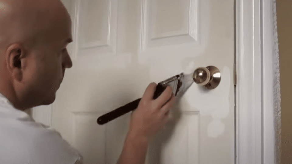 Brush Around Handles and Trim