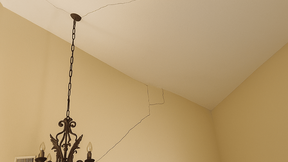 Ceiling-to-Wall Cracks