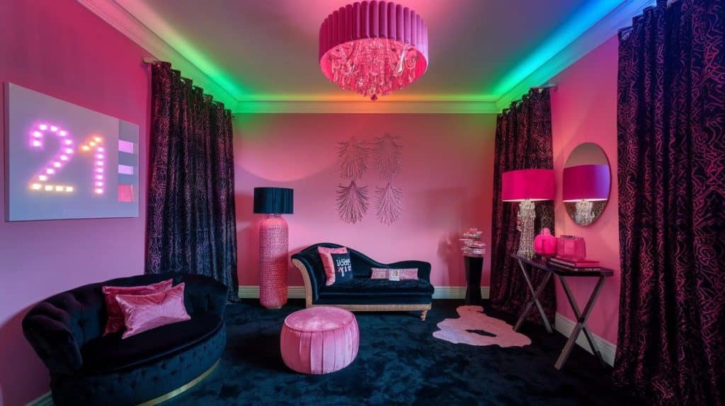 Color-Changing LED Lights for Mood Swapping