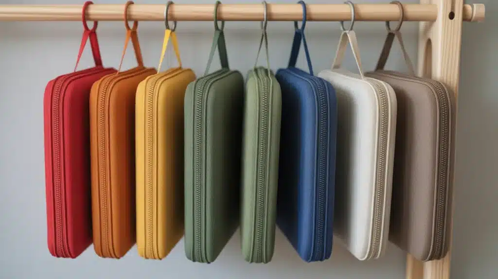 Color-Coded Hanging File Pouches