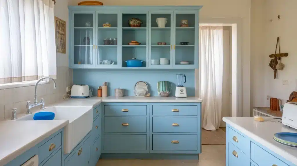 Cornflower Blue with Pastels