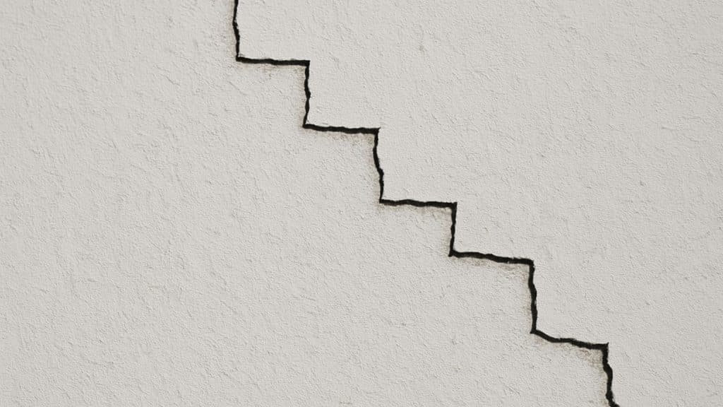 Diagonal (Stair-Step) Cracks