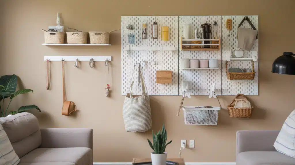 Hang a Pegboard for Modular Storage.png