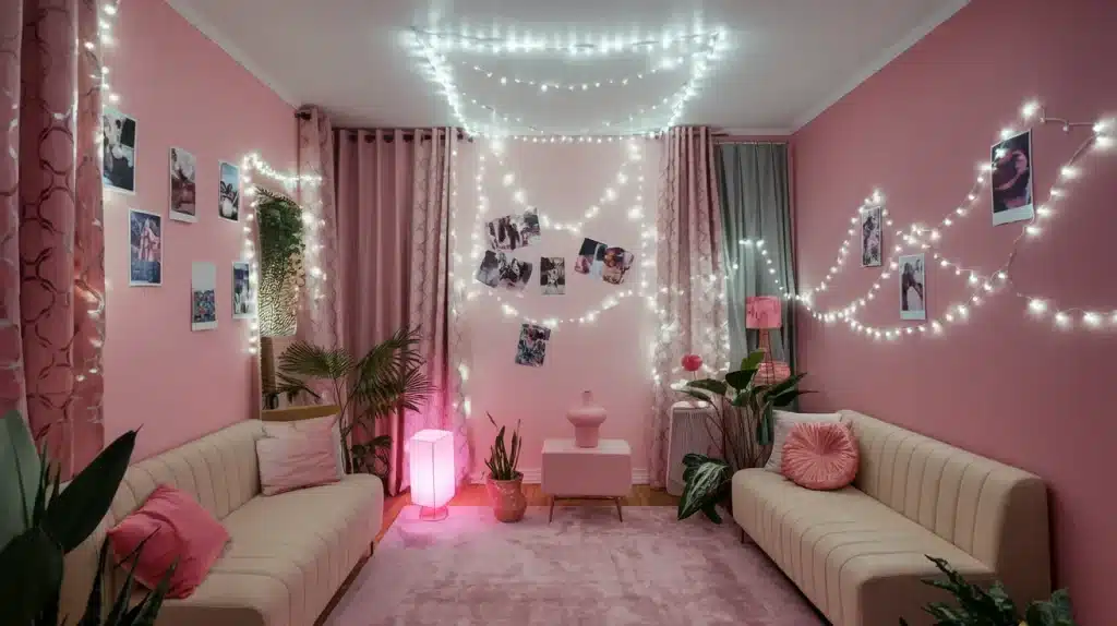 LED Fairy Lights with Photos or Polaroids
