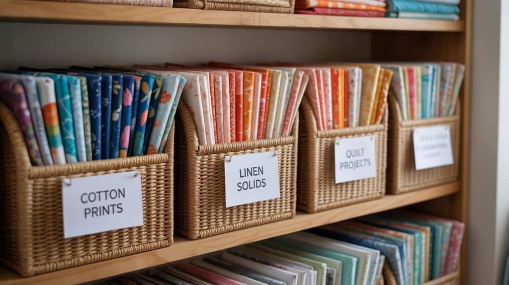 Magazine Holders for Folded Fat Quarters