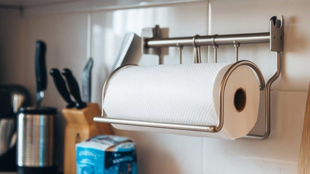 Paper Towel Holders with Storage