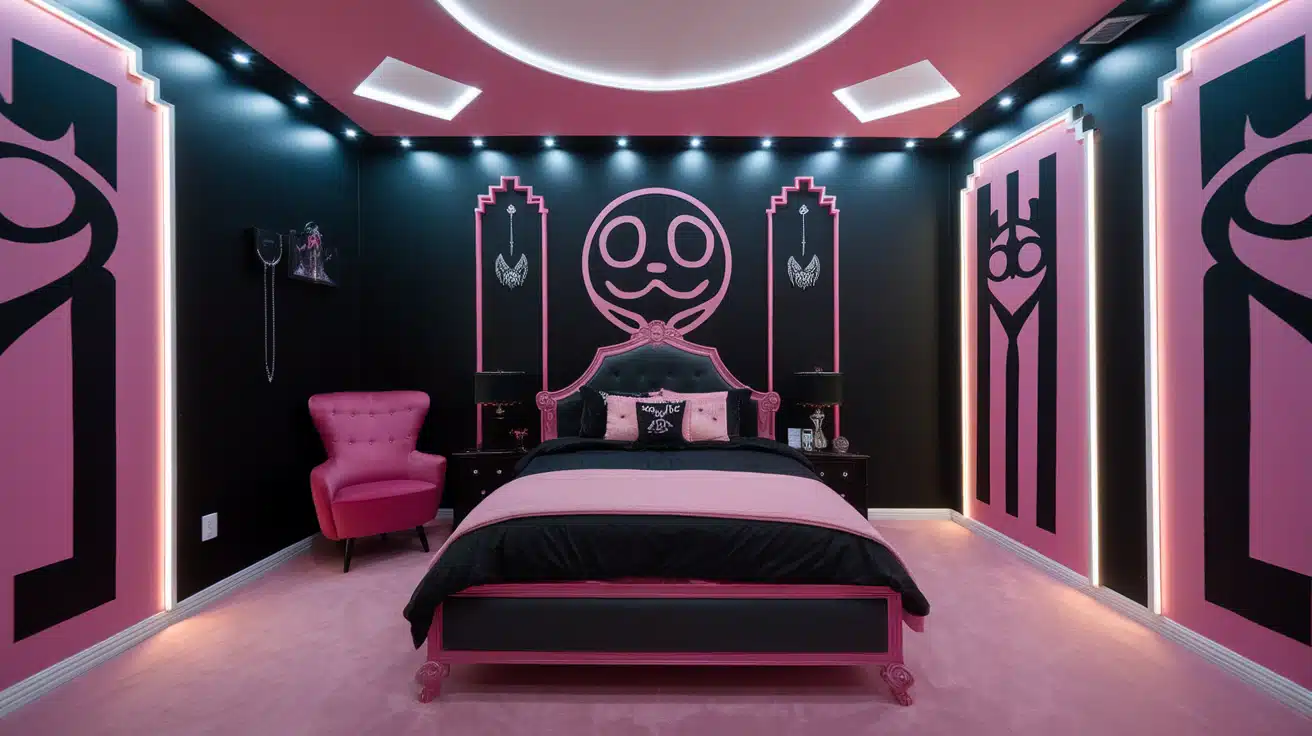 Startling Baddie Aesthetic Room Ideas with Led Lights