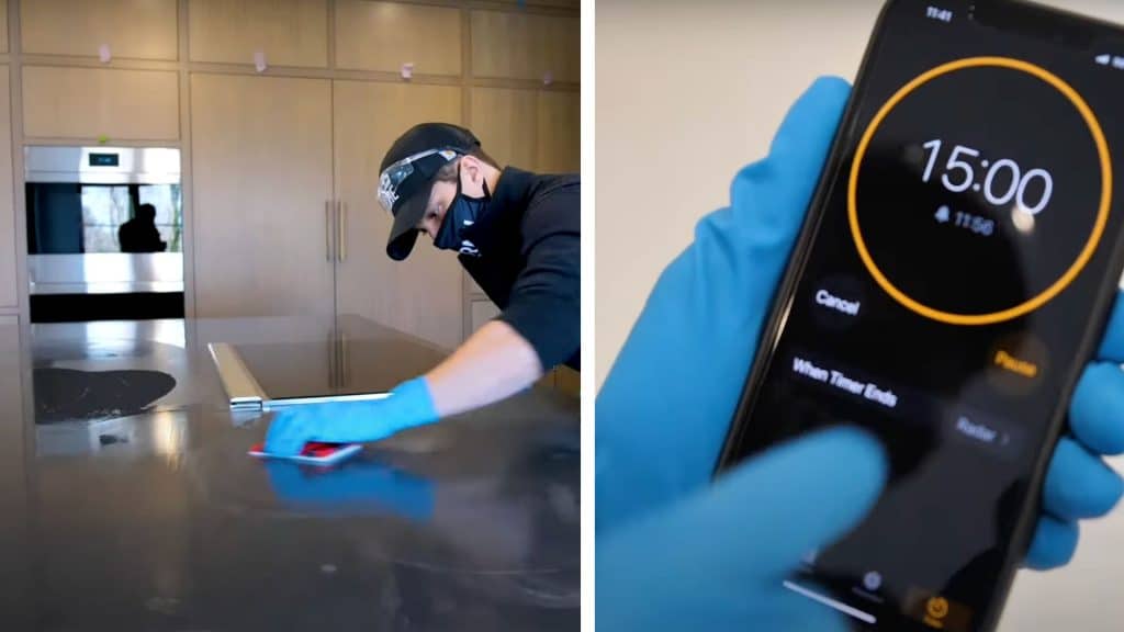 Step 3- Work the Sealer In