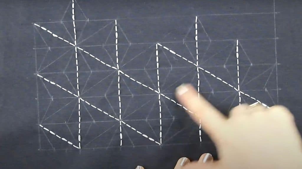 Complete Vertical and Diagonal Lines
