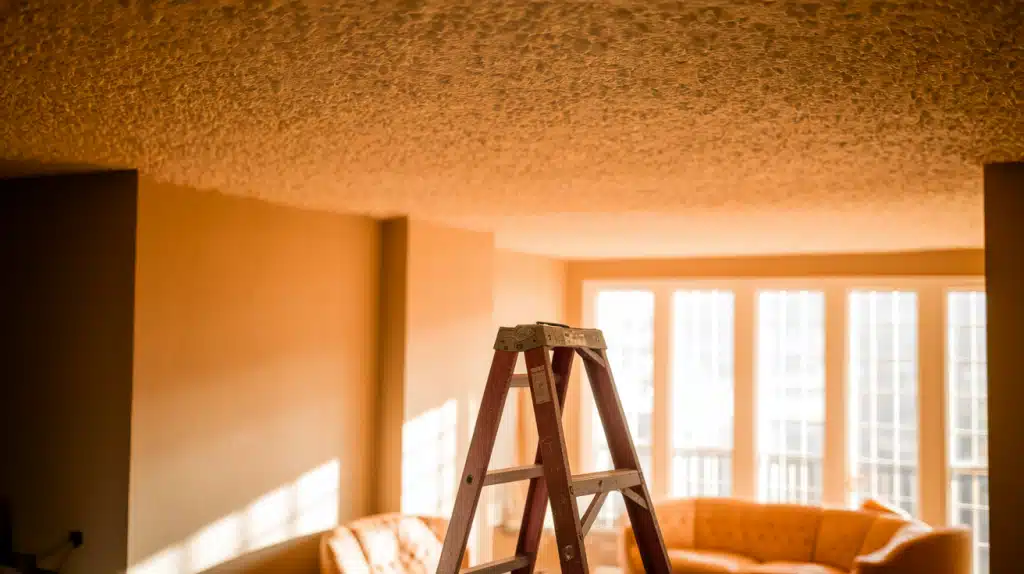 The Rise and Fall of Popcorn Ceilings