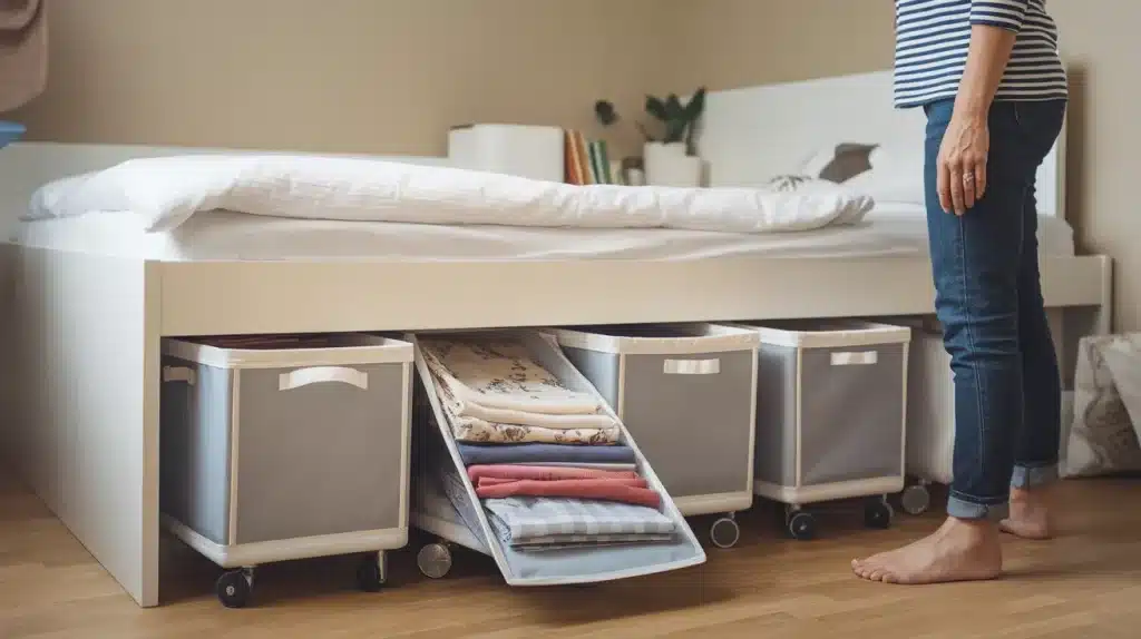Under-Bed Rolling Storage