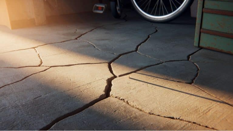 cracks in garage floor