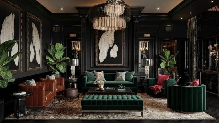 dark maximalist decor