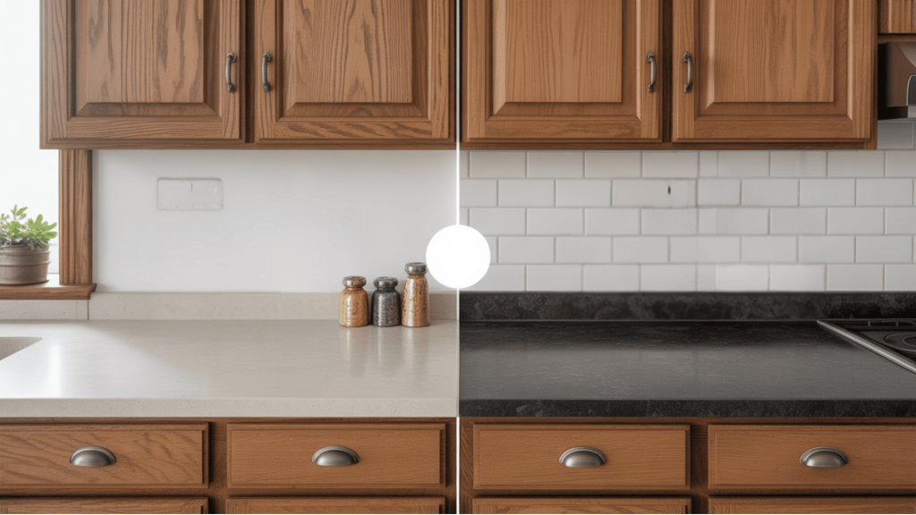 Countertops Affect Hardware Choice