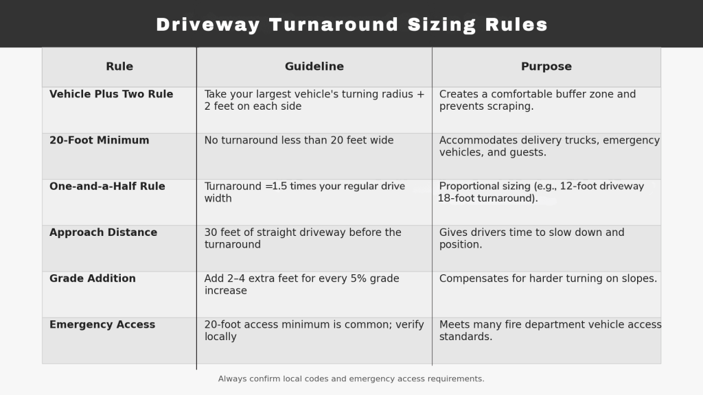 Sizing Rule of Thumb