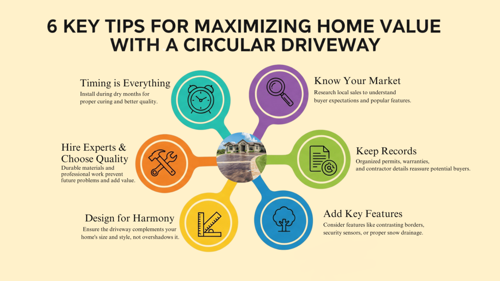 Tips to Maximise Home Value Through Circular Driveway