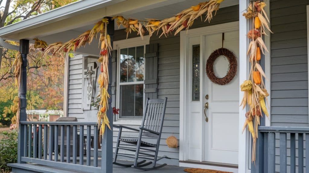autumnal garland accents