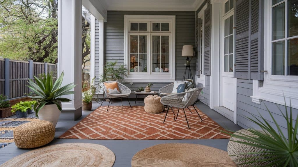 cozy porch rugs