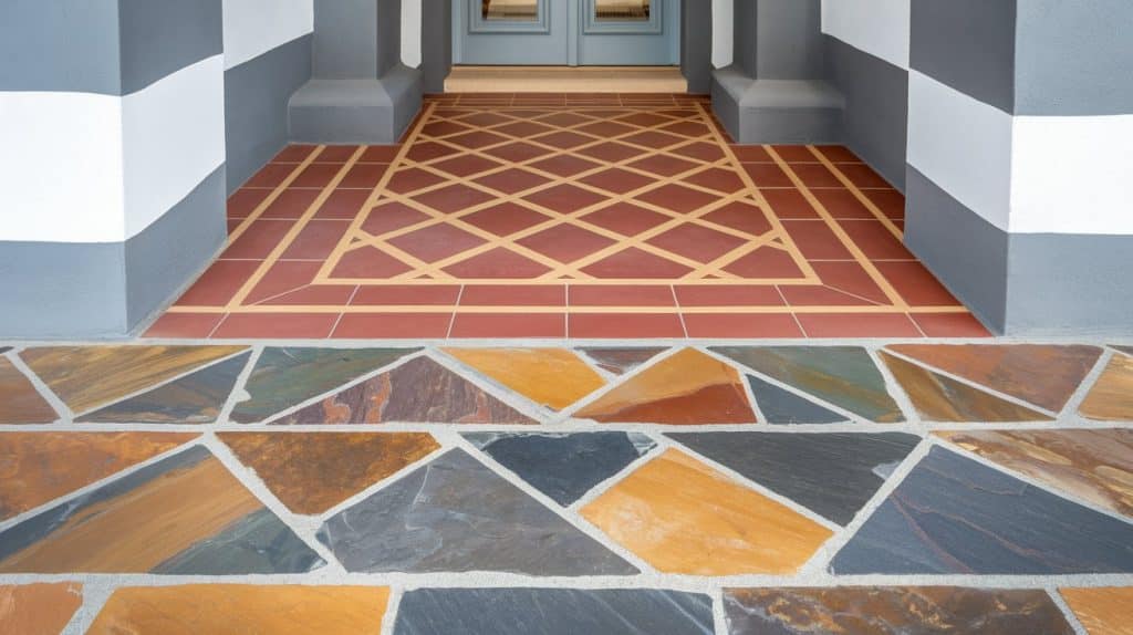 warm entry tiles