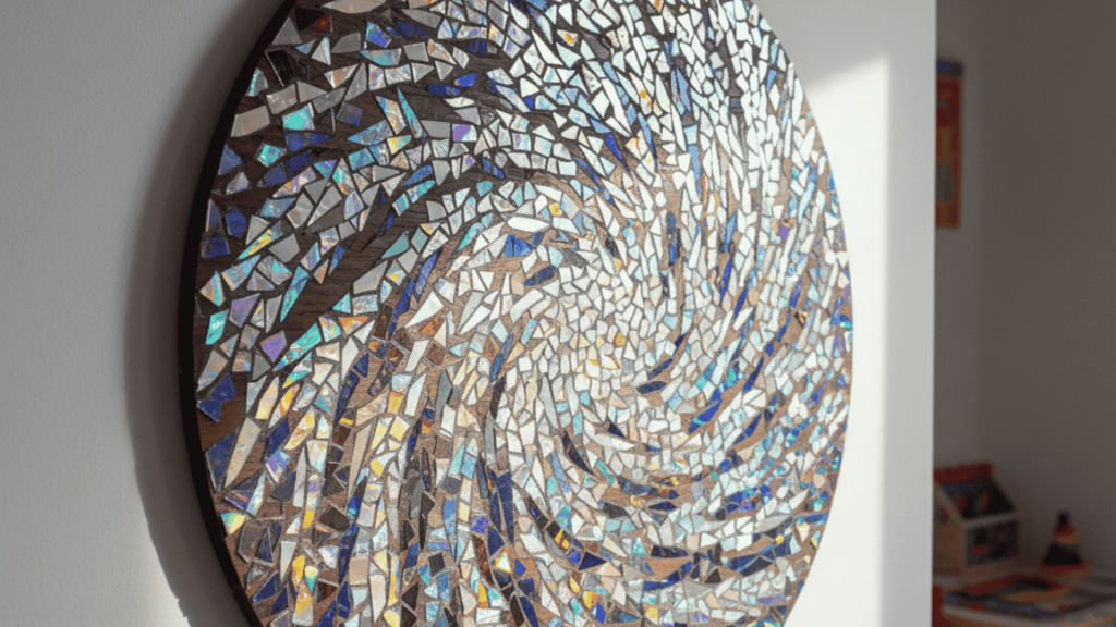 CD Mosaic Wall Art